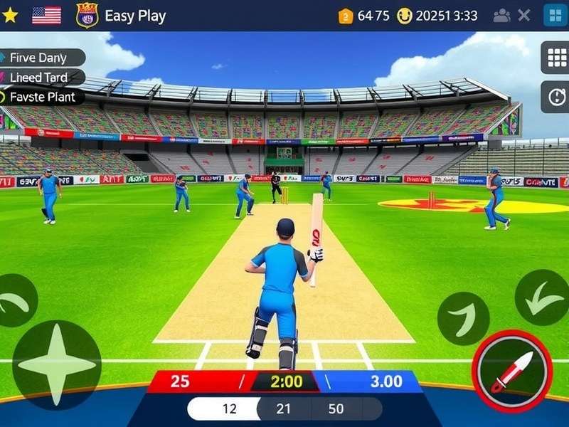 Indian Cricket League Batting Mechanics Indian Cricket League Batting Gameplay